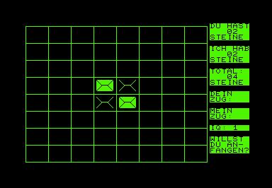 Reversi 3.0 game screenshot for Commodore PET